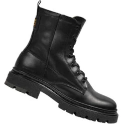 G-STAR RAW KAFEY High Lace Mujer Botas De Piel 2141 021802 NEGRO