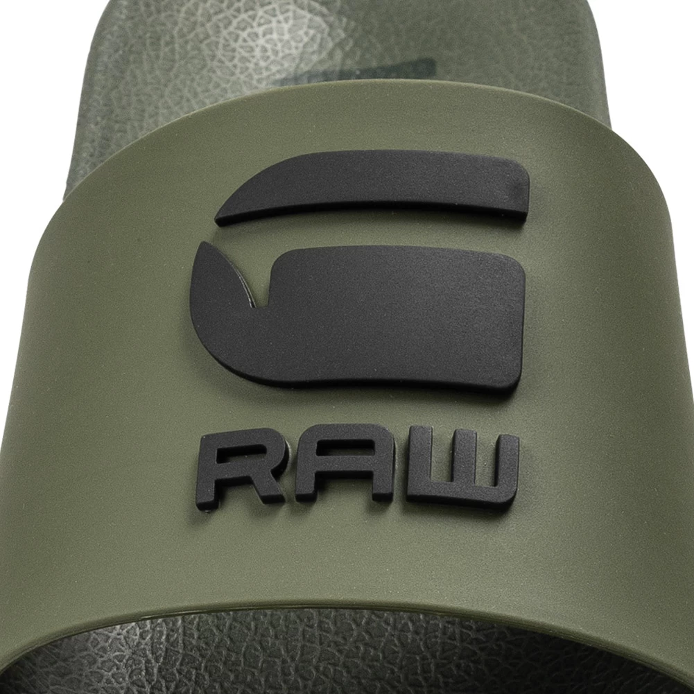 G-STAR RAW CART III TNL Mujer Chanclas 2141 026206 OLV-NEGRO - Imagen 3