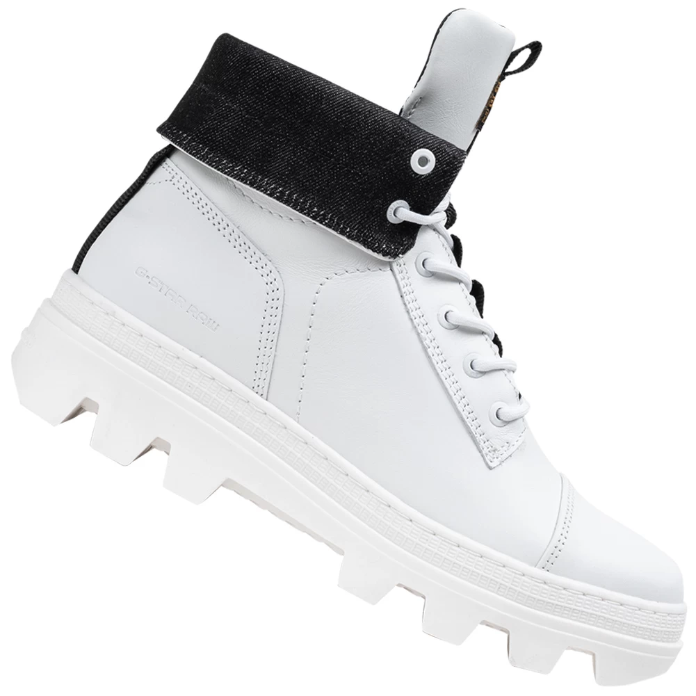 G-STAR RAW NOXER High Fld Lea Mujer Botines 2211 020810 BLANCO