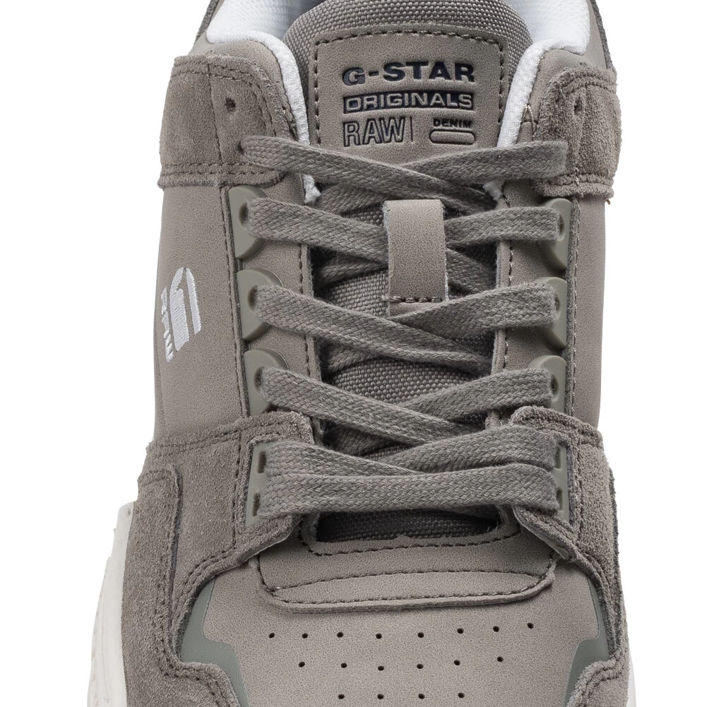 G-STAR RAW ATTACC POP Hombre Sneakers De Piel 2212 040504 LGRY-NVY - Imagen 3