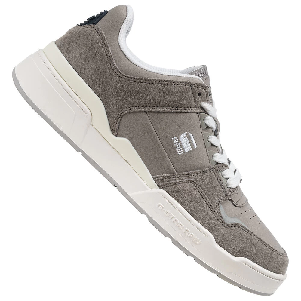 G-STAR RAW ATTACC POP Hombre Sneakers De Piel 2212 040504 LGRY-NVY - Imagen 4