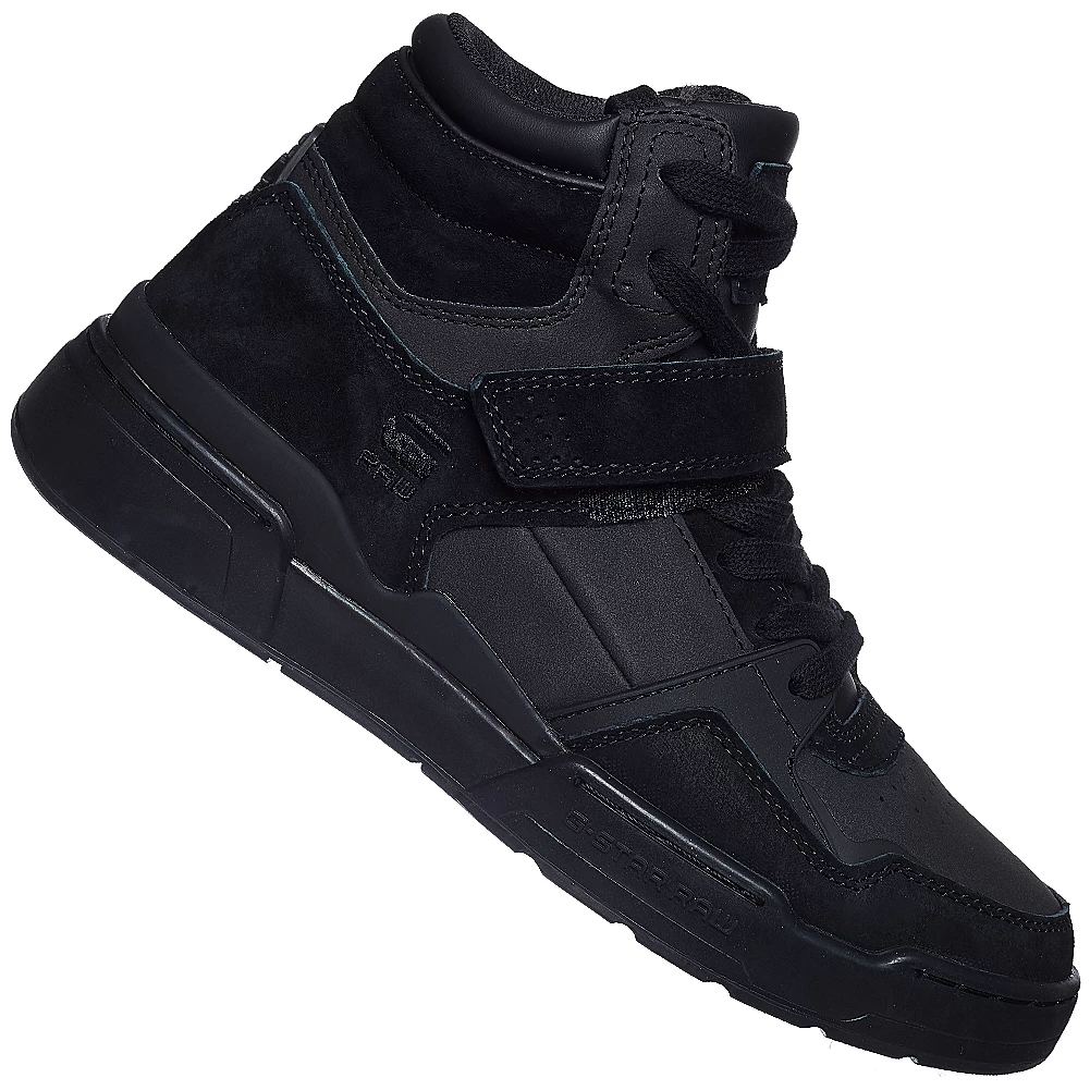 G-STAR RAW ATTACC TNL Mid Mujer Sneakers De Piel 2241 040721 NEGRO