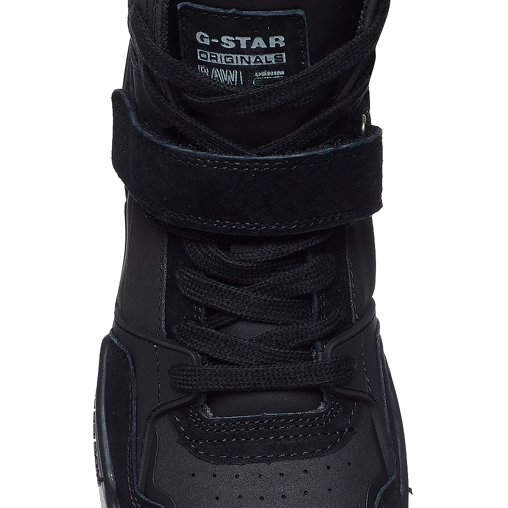 G-STAR RAW ATTACC TNL Mid Mujer Sneakers De Piel 2241 040721 NEGRO - Imagen 3