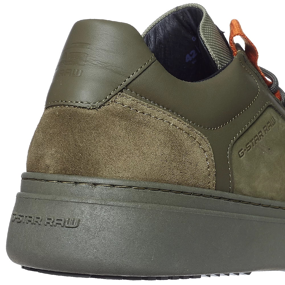 G-STAR RAW LASH Web Tnl Hombre Sneakers De Piel 2242 009515 OLV - Imagen 4