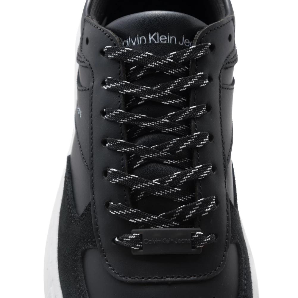 Calvin Klein Jeans Chunky Cupsole 1 Mujer Sneakers De Piel YW0YW00510BDS - Imagen 4