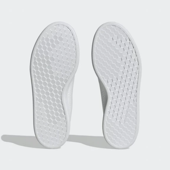 Zapatillas Adidas Advantage Blanco Marr贸n Mujer - Imagen 6