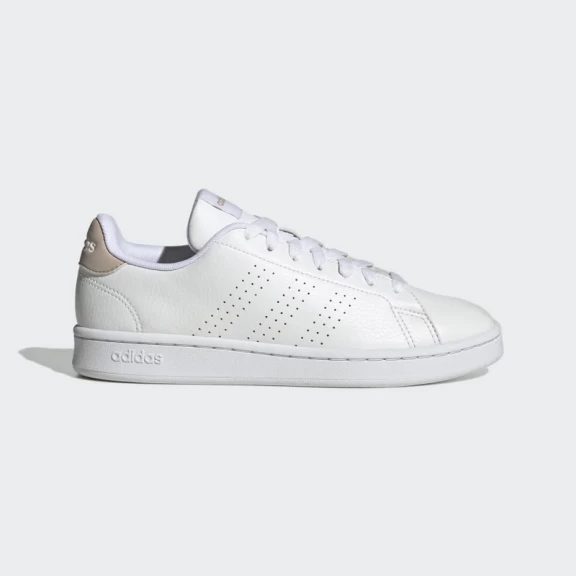 Zapatillas Adidas Advantage Blanco Marr贸n Mujer