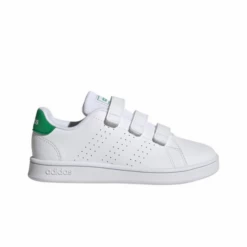 Zapatillas Adidas Advantage CF C Blanco Verde Niños