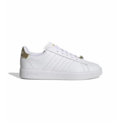 Zapatillas Adidas Grand Court 2.0 Blanco Dorado Mujer
