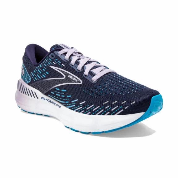 Zapatillas Brooks Glycerin GTS 20 Azul Mujer - Imagen 3