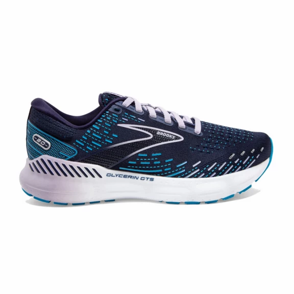Zapatillas Brooks Glycerin GTS 20 Azul Mujer
