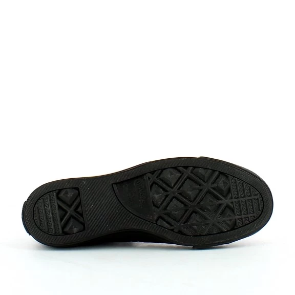 Zapatillas Converse All Star Hi Negro Monocolor Unisex - Imagen 5