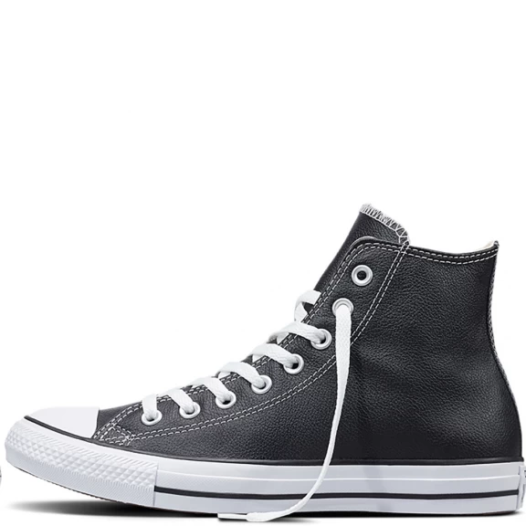 Zapatillas Converse Chuck Taylor Hi Piel Negro Unisex - Imagen 2