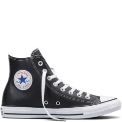 Zapatillas Converse Chuck Taylor Hi Piel Negro Unisex