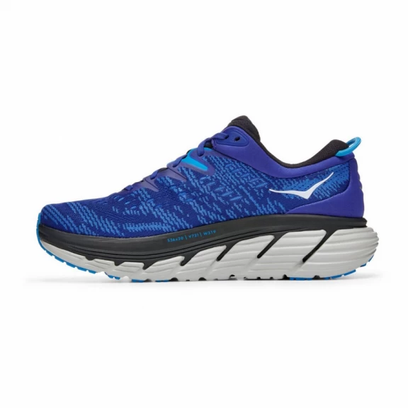 Zapatillas Hoka Gaviota 4 Azul Blanco Hombre - Imagen 2