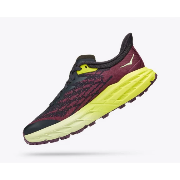 Zapatillas Hoka Speedgoat 5 Berenjena Lima Mujer - Imagen 2