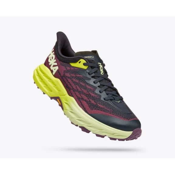 Zapatillas Hoka Speedgoat 5 Berenjena Lima Mujer - Imagen 3