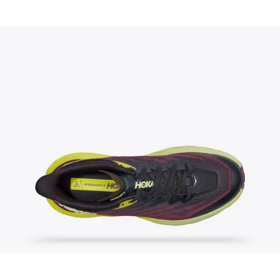 Zapatillas Hoka Speedgoat 5 Berenjena Lima Mujer - Imagen 5