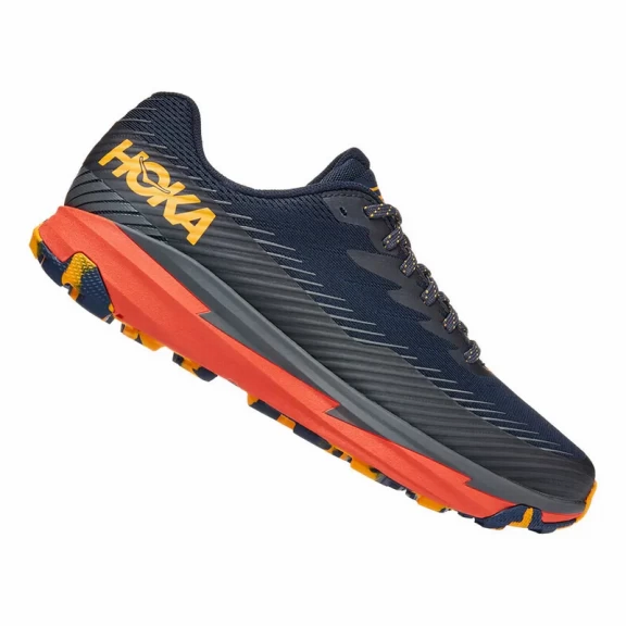 Zapatillas Hoka Torrent 2 Negro Azul Naranja Hombre