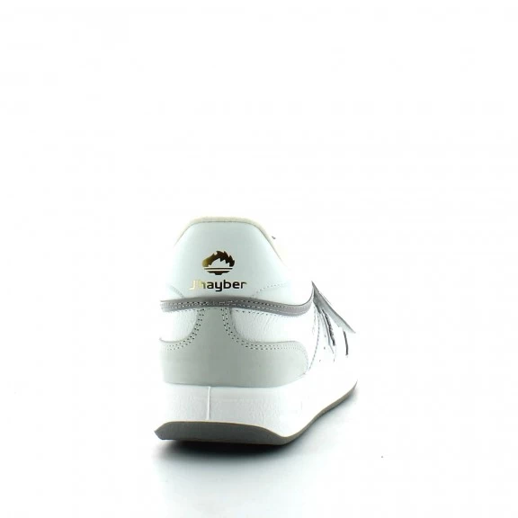Zapatillas J Hayber Olimpia Blanco Gris Hombre - Imagen 4