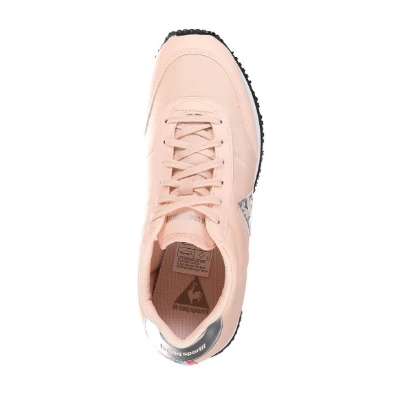Zapatillas Le Coq Sportif Racerone Naranja Pastel Mujer - Imagen 4