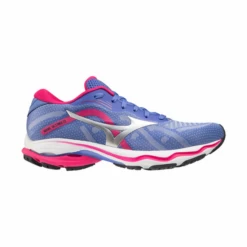 Zapatillas Mizuno Wave Ultima 13 Azul Plata Rosa Mujer