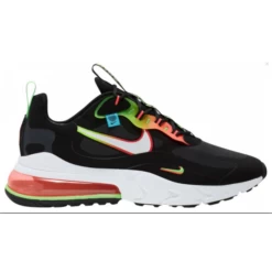 Zapatillas Nike Air Max 270 React Unisex Negra Blanca