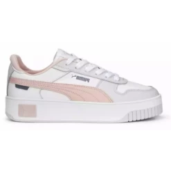 Zapatillas Puma Carina Street Blanco Rosa Mujer