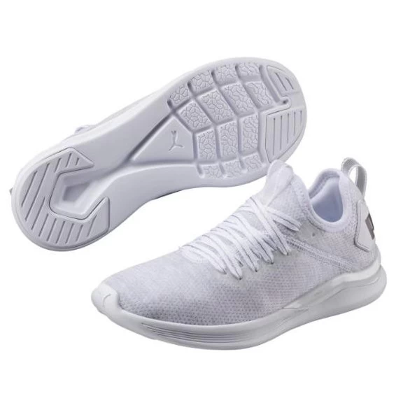 Zapatillas Puma Ignite Flash EvoKnit Ep Blanco Mujer - Imagen 2