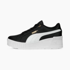 Zapatillas Puma Karmen Wedge Negro Blanco Mujer