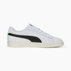 Zapatillas Puma Smash 3.0 L Blanco Negro Hombre