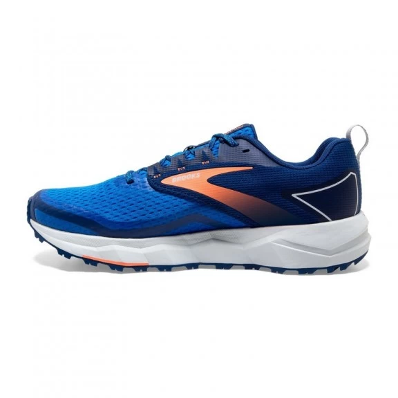 Zapatillas Running Brooks Divide 2 Azul Naranja Hombre - Imagen 2