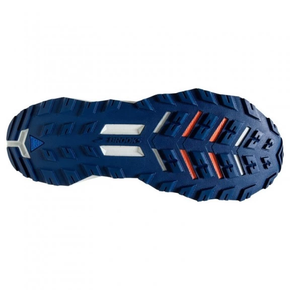 Zapatillas Running Brooks Divide 2 Azul Naranja Hombre - Imagen 6