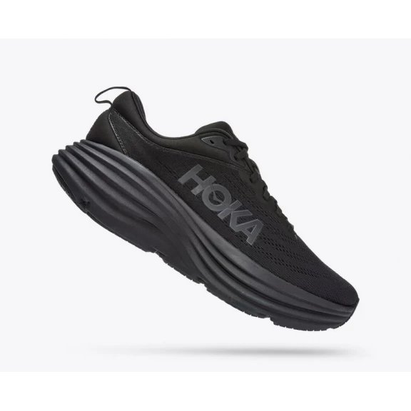 Zapatillas Running Hoka Bondi 8 Negro Mujer - Imagen 3