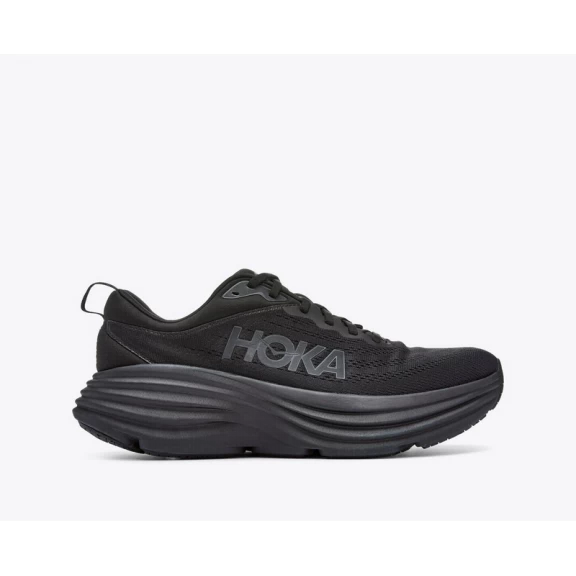 Zapatillas Running Hoka Bondi 8 Negro Mujer