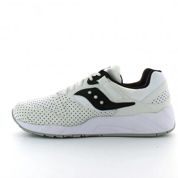 Zapatillas Saucony Grid 9000 Blanco Lunares Negro Hombre - Imagen 3