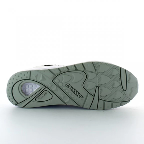 Zapatillas Saucony Grid 9000 Blanco Lunares Negro Hombre - Imagen 5