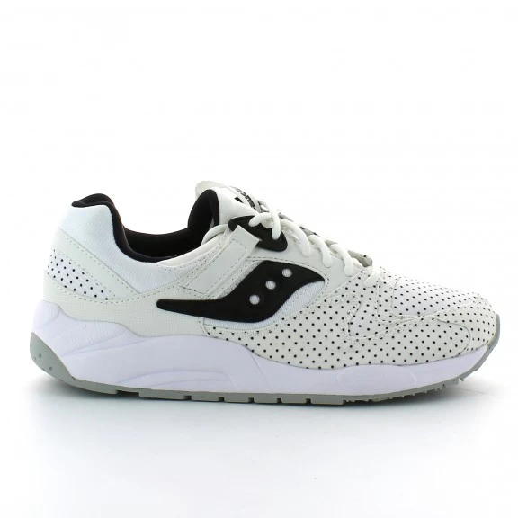 Zapatillas Saucony Grid 9000 Blanco Lunares Negro Hombre