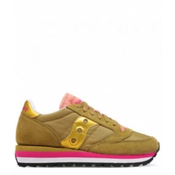 Zapatillas Saucony Jazz Triple Verde Oliva Y Dorado