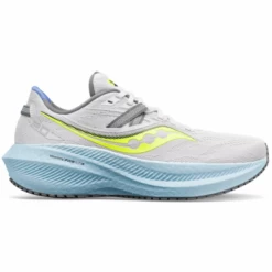 Zapatillas Saucony Triumph 20 Gris Lima Azul Mujer