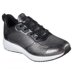 Zapatillas Skechers BOBS Sport Squad Metalizada Mujer