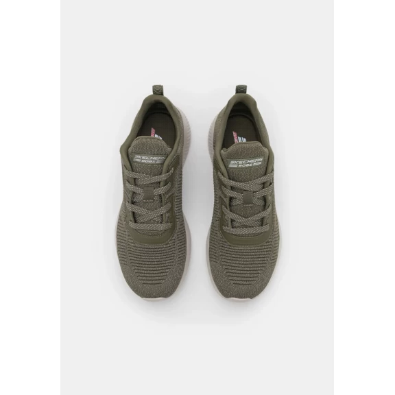 Zapatillas Skechers Bobs Squad Verde Oliva Mujer - Imagen 5