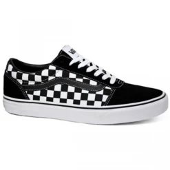 Zapatillas Vans Ward Negro Blanco Cuadros Hombre